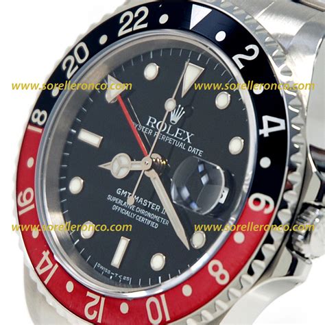 rolex nero e rosso